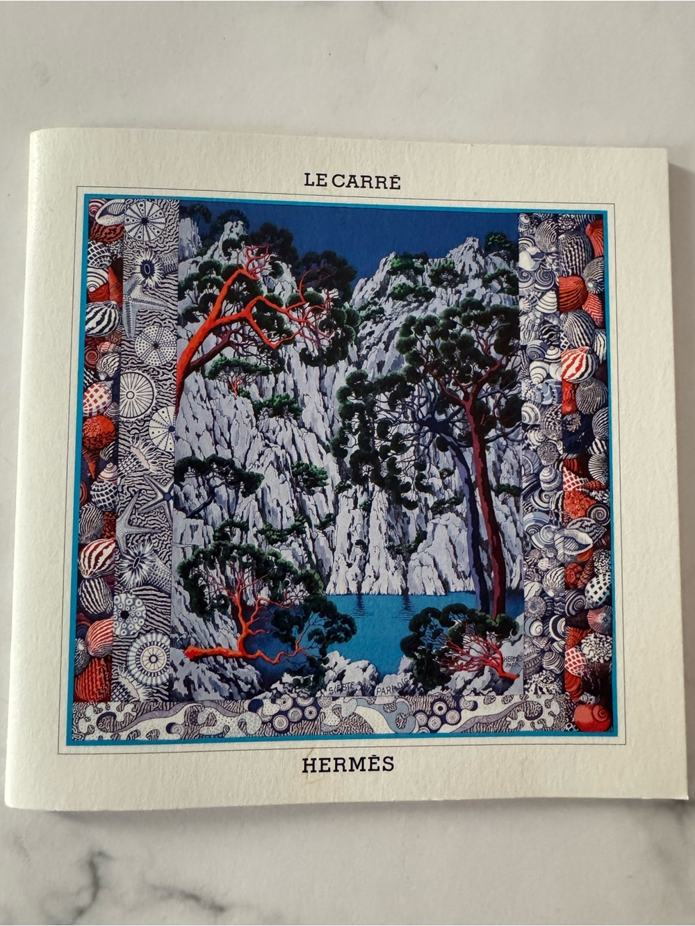 Hermes Le Care catalogue of scarves 2015
